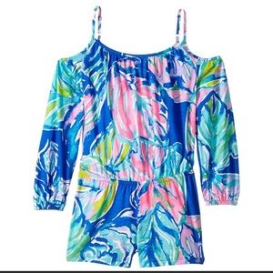 Perfect condition Lilly Pulitzer kids romper 6-7